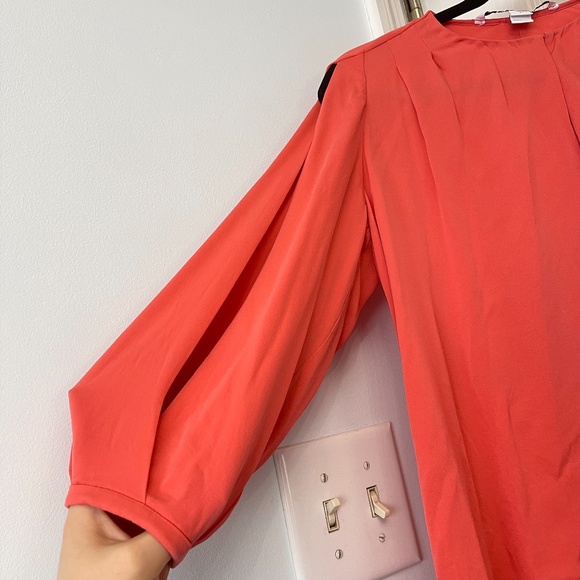 Diane Von Furstenberg Coral Tunic, sz 4 - Picture 2 of 12